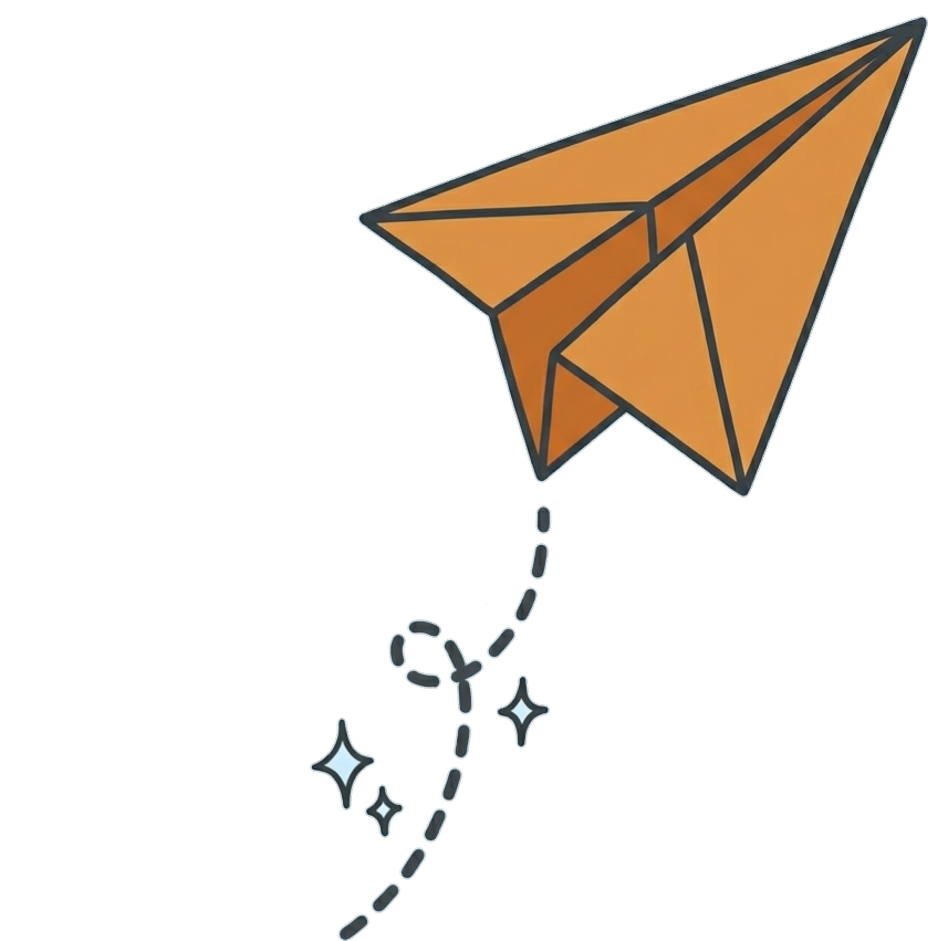 도약하는 종이비행기